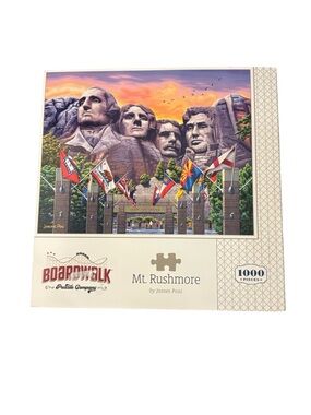 Boardwalk Mt. Rushmore Collectible 1000-Piece Jigsaw Puzzle — Multicolor